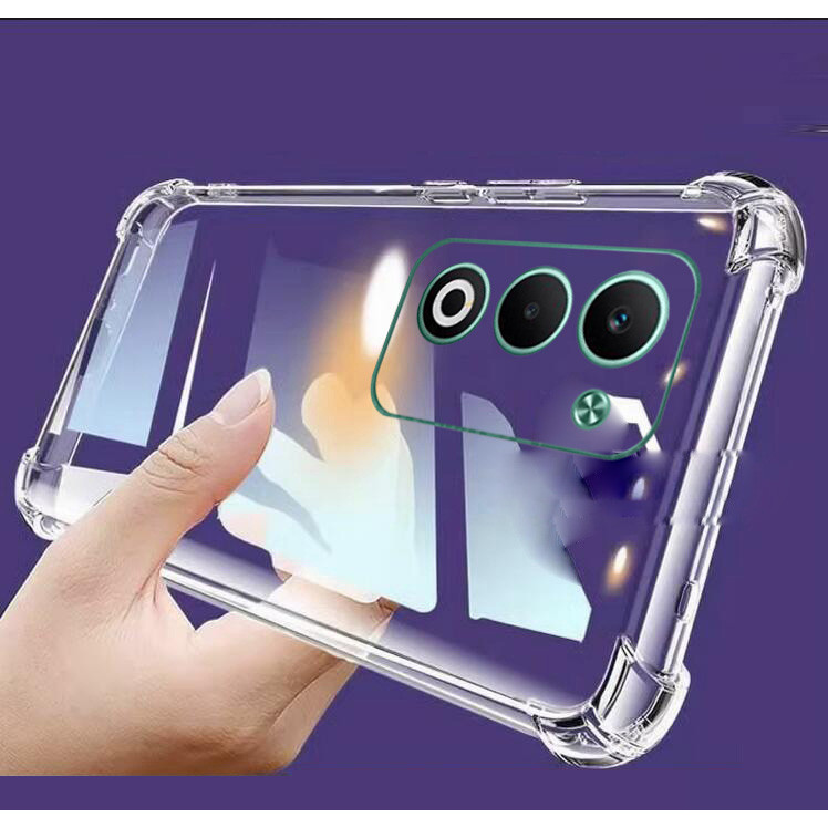 Para OPPO A5 5G 2025 Transparente À Prova De Choque Capa De Silicone Macio TPU em Oferta na Shopee