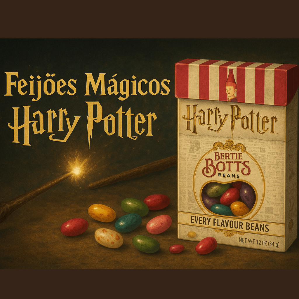 Caixa Feijão Mágico Bala Jelly Belly Harry Potter Feijões Hp