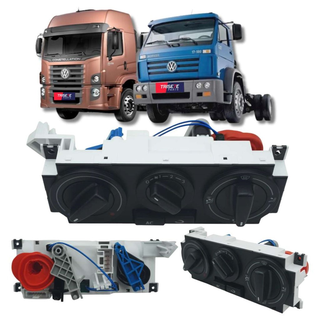 Painel Comando Ar Condicionado Vw Constellation Titan Worker em Oferta na Shopee