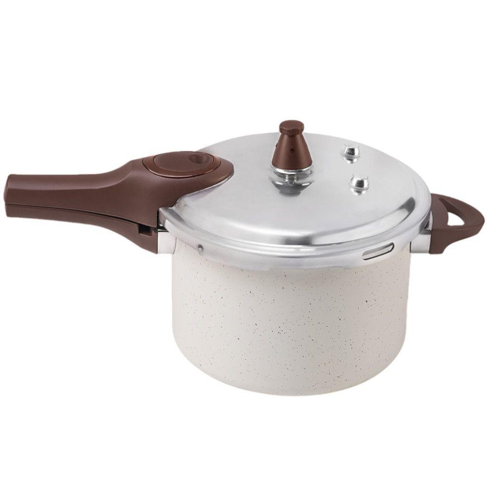 Panela de Pressão Brinox Pressure 4,2L Alumínio Revestimento Cerâmico em Oferta na Shopee