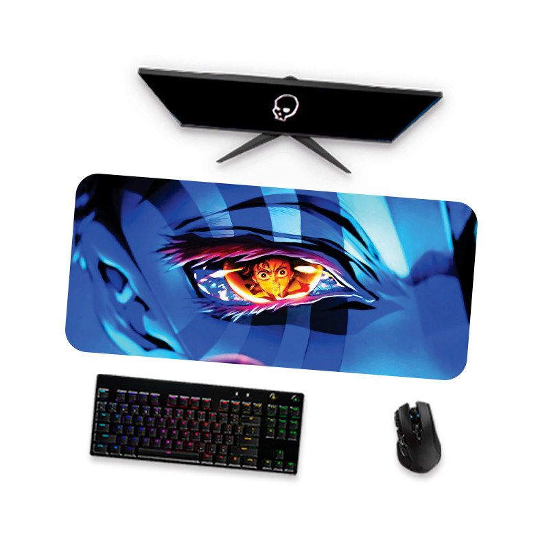 Mouse Pad Gamer Grande - DEMON SLAYER - AKASA 1 - 90x40, 80x40, 60x40, 70x30 e 45x40