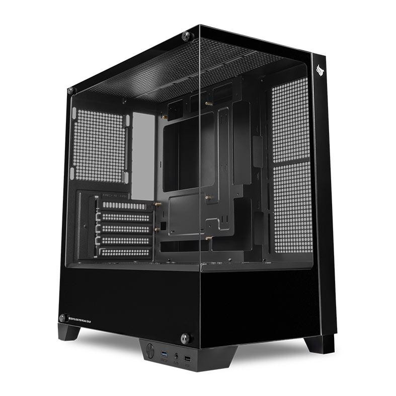Gabinete Gamer Pichau Magpie 4XB, Mini-Tower, Lateral de Vidro, Preto, PG-MAG4XB-BK em Oferta na Shopee