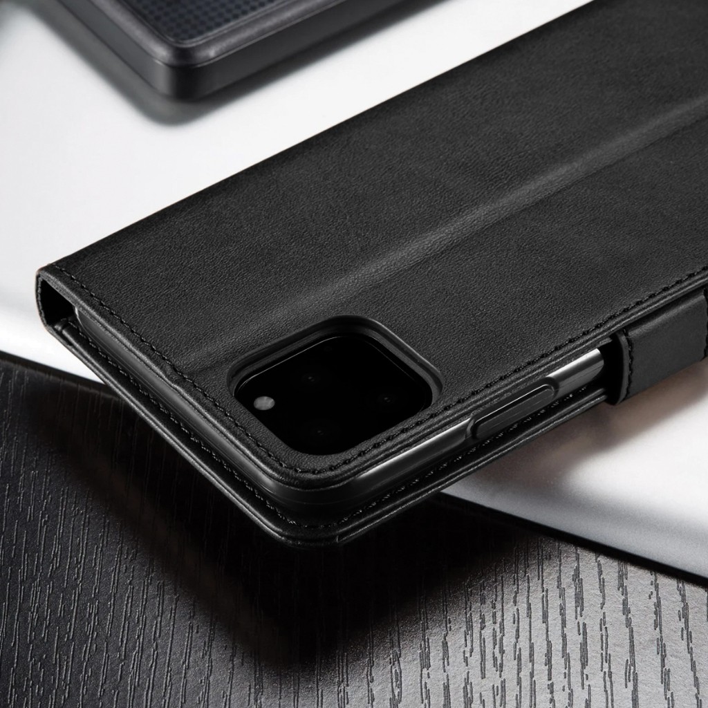 Capa Carteira Couro Samsung A11 A12 A13 A14 A15 A16 A22 A23 A31 A32 A35 Preta