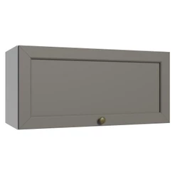 Armário Aéreo 70 cm 1 Porta Basculante Branco/Cinza Vik Madesa