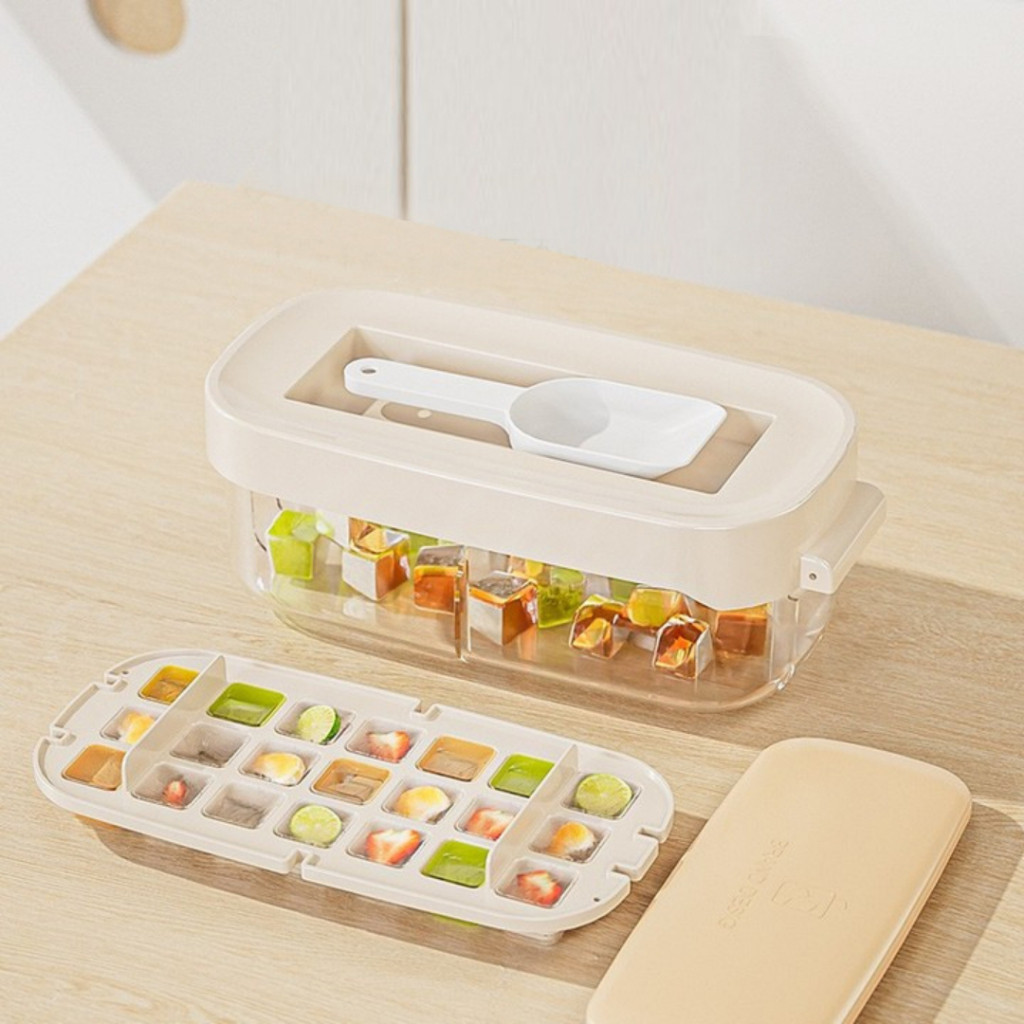 Pote De Gelo Com Forma De Silicone Cubo de Gelo Armazenamento De Bebidas E Gelo De Frutas