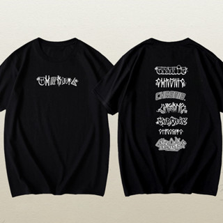 [Camiseta Premium em Algodão Puro]GXG Camiseta Unisex Chronic "Brand Collage" Streetwear Design em Oferta na Shopee