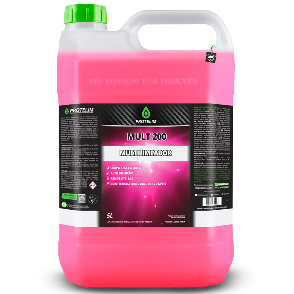 Limpador Desengraxante Alcalino Prot Multi 200 Multisuperfície 5L Protelim em Oferta na Shopee