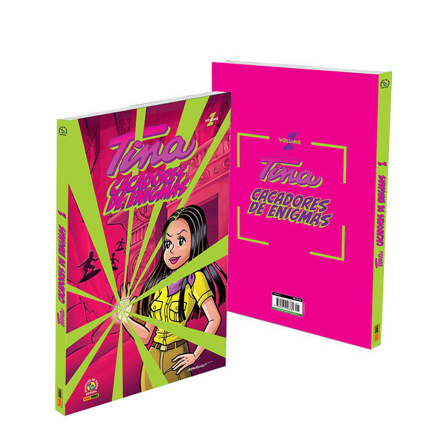 Capa do livro Livro - Tina e os Caçadores de Enigmas Vol. 01 - Mauricio de Sousa - Panini