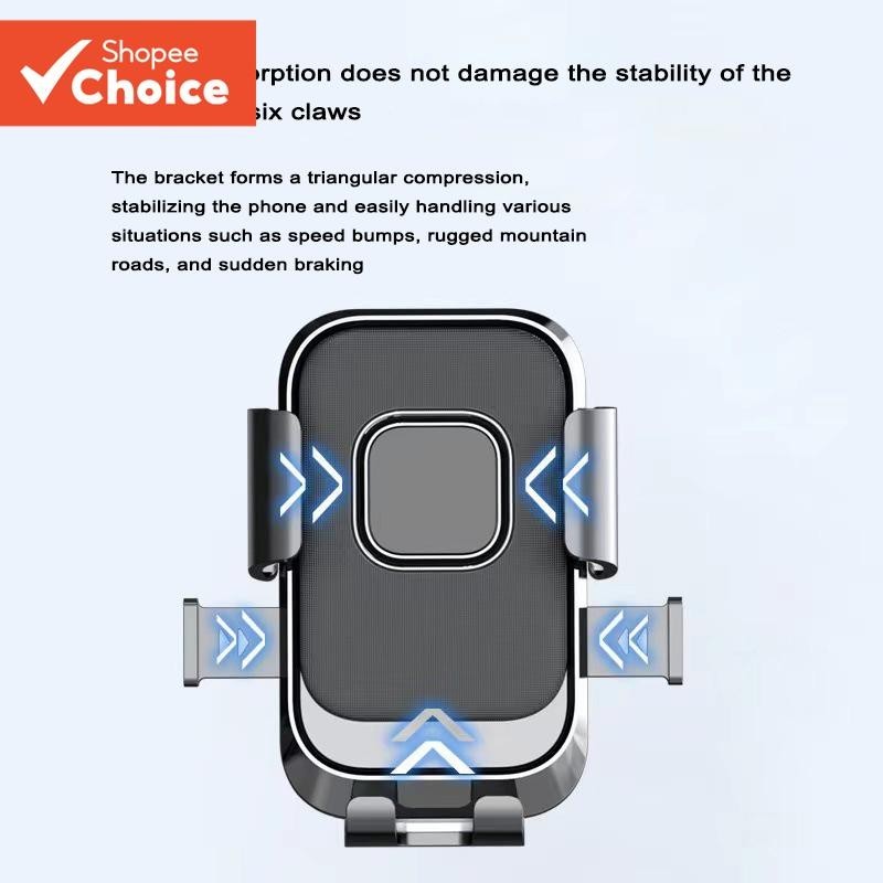 Suporte De Telefone Para Bicicleta De Motocicleta Com Travamento Rápido Giratório MTB Montagem À Prova De Choque