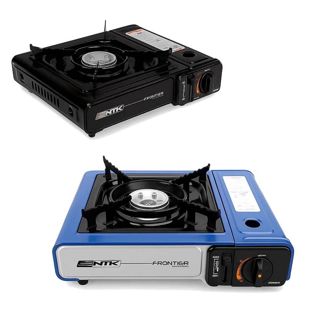 Fogareiro Frontier Única Portátil Para Cozinha Camping e  Lazer Azul ou Preto Compacto - Nautika em Oferta na Shopee