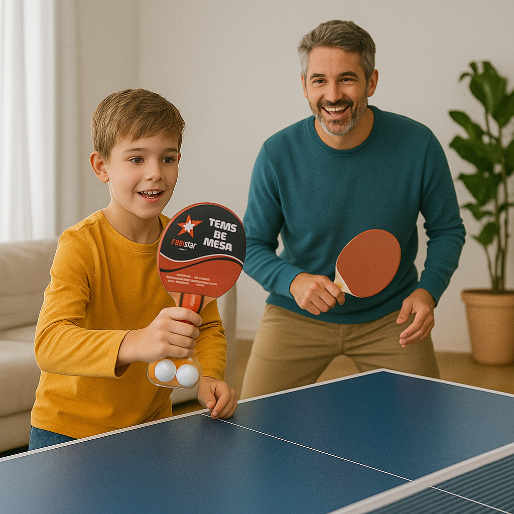Kit Ping Pong Tênis de Mesa Profissional Equipamentos Esportivos Contém 2 Raquetes 3 Bolinhas e Rede