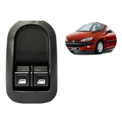 Botão Vidro BOTAOPEUGEOT206 Elétrico Peugeot Sem Retrovisor