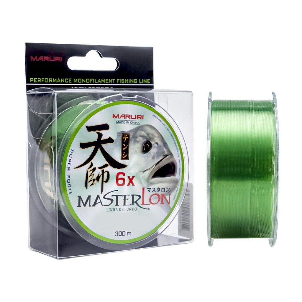 Linha de Pesca Monofilamento Master Lon 6x 300m - Maruri
