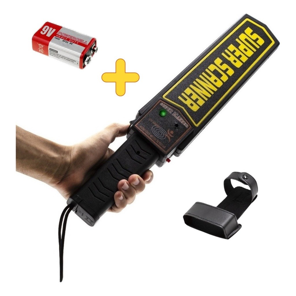 Detector De Metal Portatil Manual Alta Sensibilidade Scanner