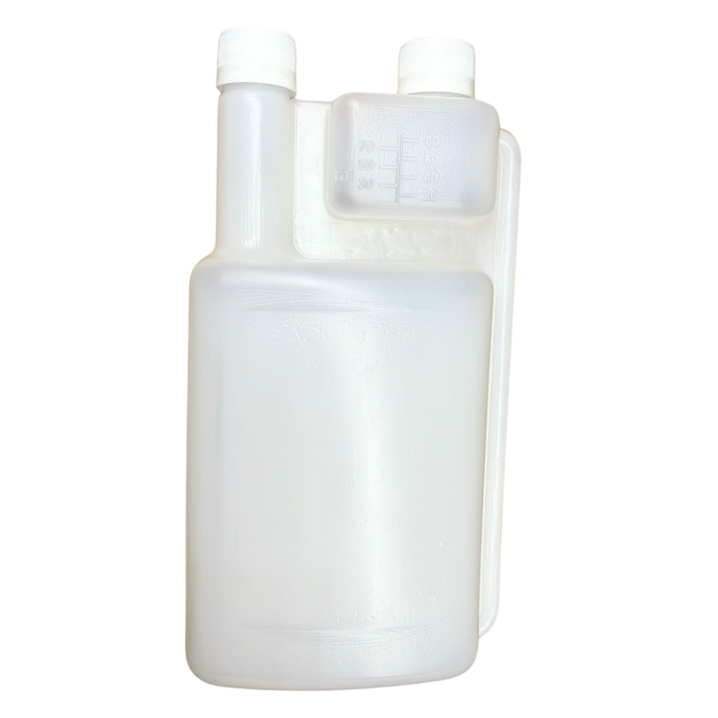 KIT 3 UNIDADES FRASCO 1 LITRO COM DOSADOR 80 ML C/ 2 TAMPAS