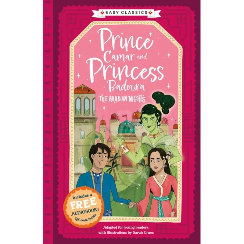 Livro Prince Camar and Princess Badoura - em inglês - texto adaptado