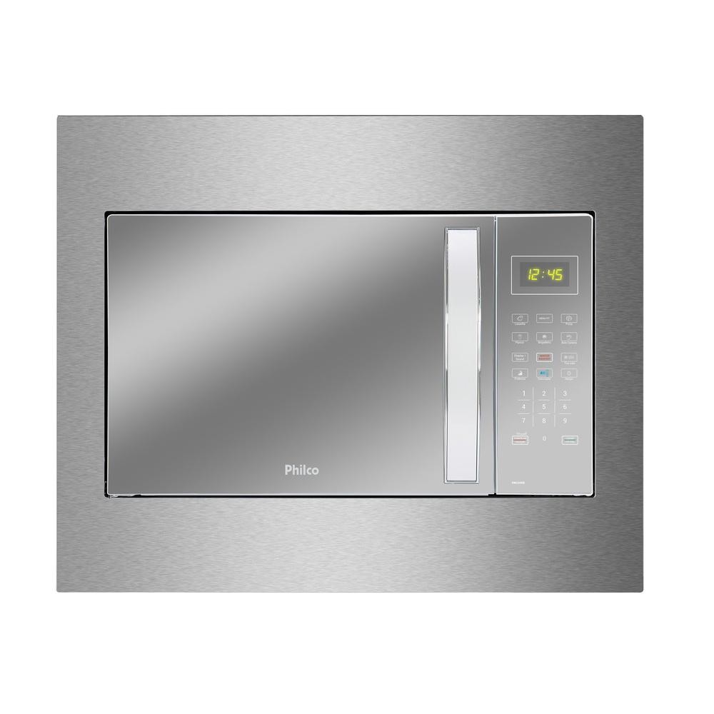 Micro-ondas de Embutir Philco 37 Litros Limpa Fácil 1400W Espelhado e Branco PMB37EB 127V em Oferta na Shopee