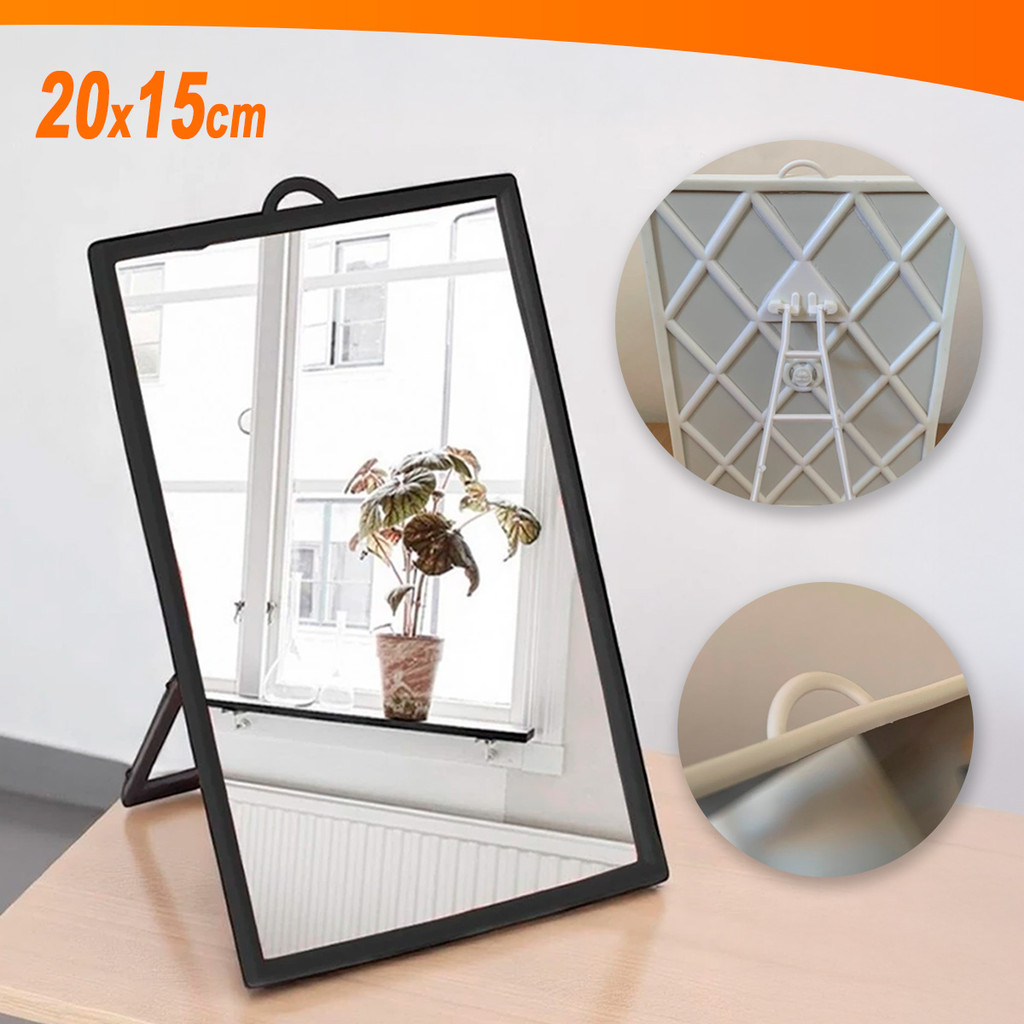 Espelhos De Mesa Bancada Com Moldura Termoplástico 15x20cm