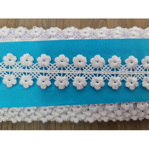 Renda De Guipír Branco 13,7 Metros C558 em Oferta na Shopee