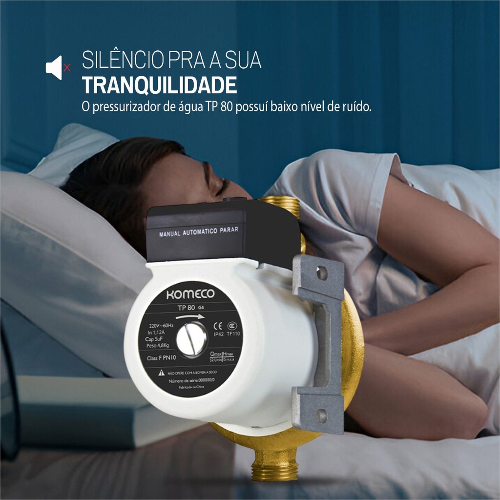 Bomba Pressurizadora 127/220V Garantindo Fluxo Forte e Constante — imagem 2 de 2