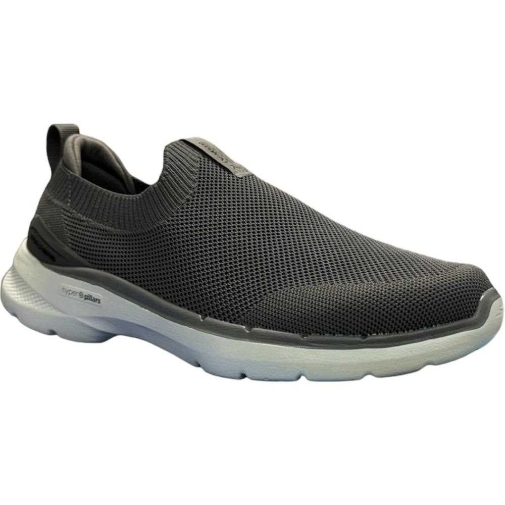 Tênis Masculino Slip On Knit Go Walk 6 Warnock Hyper Pillar 216267 Skechers