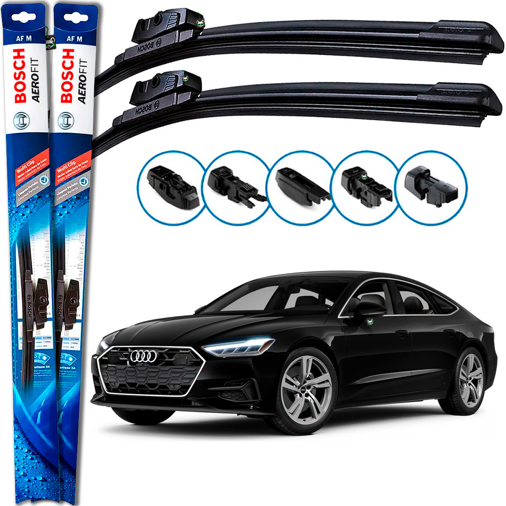 Par Palheta Limpador Parabrisa Audi A7 Sportback 2010 A 15 16 17 18 19 20 21 22 23 2024 Bosch em Oferta na Shopee