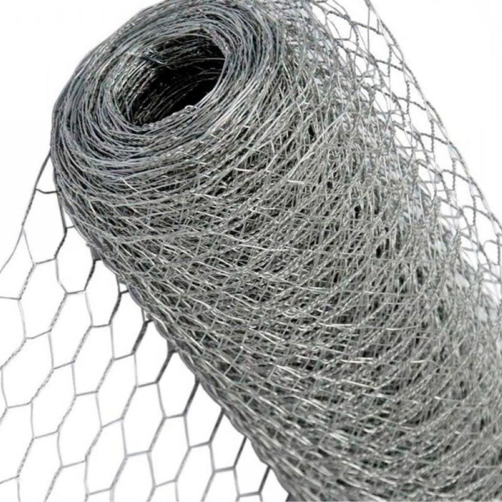 Tela Galvanizada Galinheiro Fio 23 1,50 X 50 Metros  Horta, Jardim, cercado