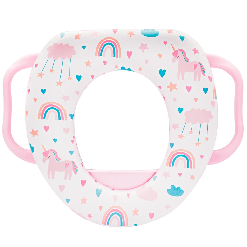 REDUTOR DE ASSENTO INFANTIL PARA VASO SANITÁRIO UNICÓRNIO