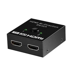 Chaveador Compativel Hdmi 2x1 E 1x2 Bi-Direcional 4k