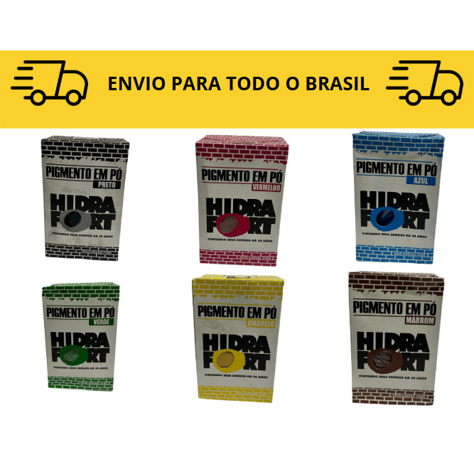 Corante para tintas / Pigmentos para tintas em pó 250g Hidrafort /corante