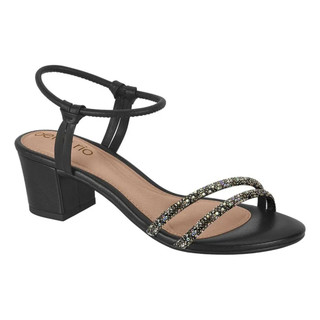 Sandalia Feminina Beira Rio Confortável Slip On Salto 6cm