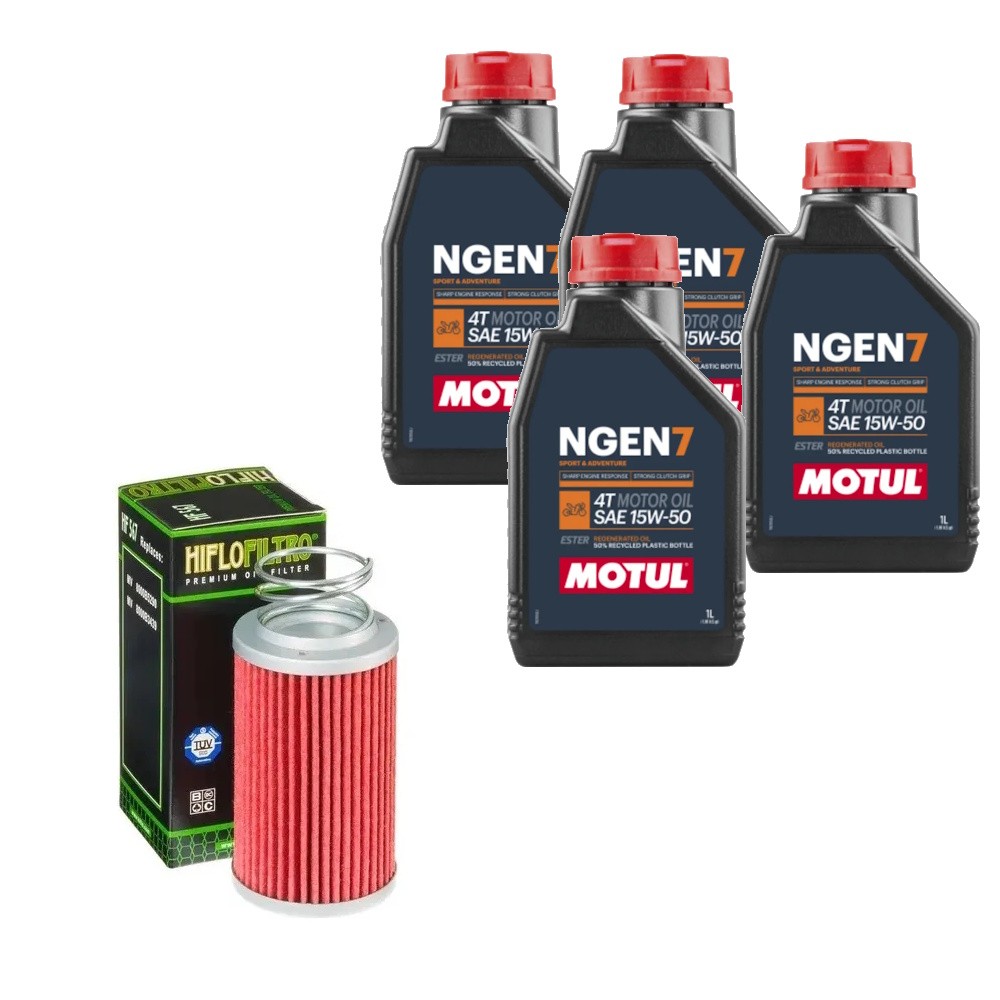 Mv Agusta F4 1000 Rr 12-16 Óleo Motul N-Gen 7 15w50 Hf567
