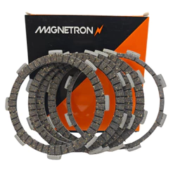 Jogo Disco Embreagem (05 Pçs) Honda CBX 200/XR 200/NX 200 (TODAS) Original Magnetron