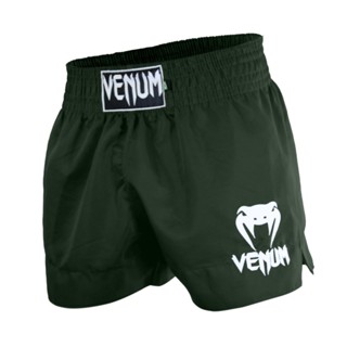 Short Muay Thai Venum Classic Verde Military em Oferta na Shopee