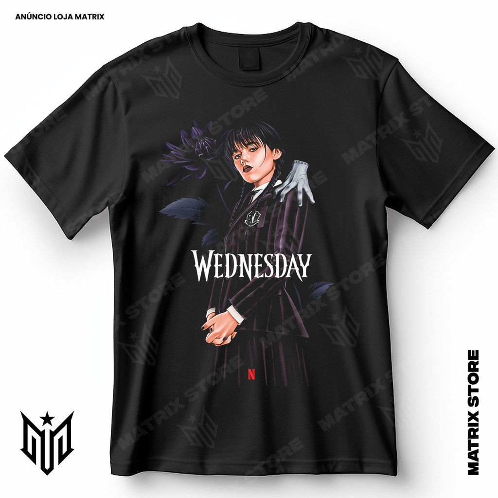 Blusa Wednesday Addams: Onde Comprar | BuscaProdutos
