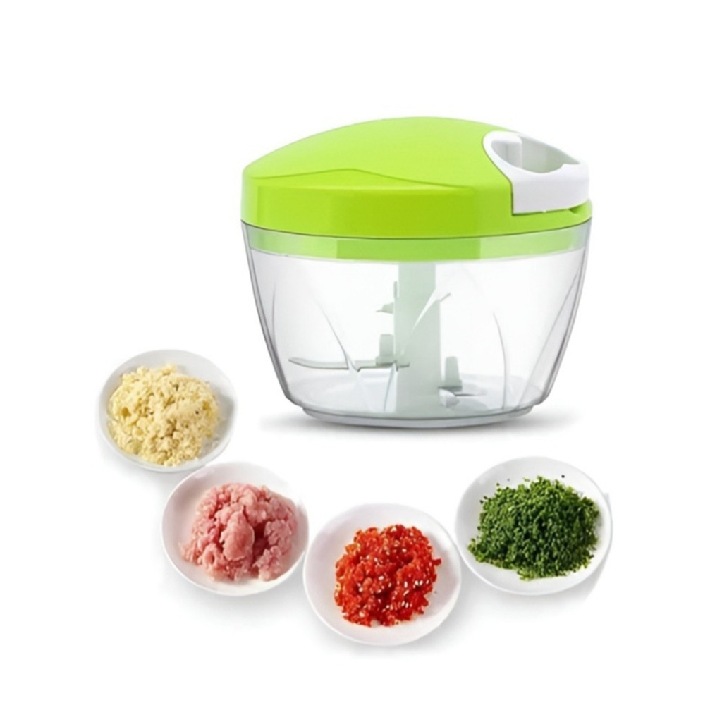 Mini Processador E Triturador De Alimentos Manual 3 Laminas 400ML1UNI