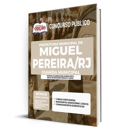 Apostila Prefeitura de Miguel Pereira - RJ - Guarda Municipal