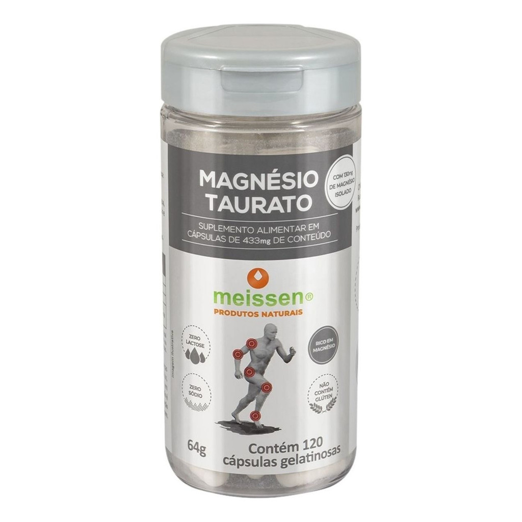 Magnésio Taurato 120 Cápsulas - Meissen
