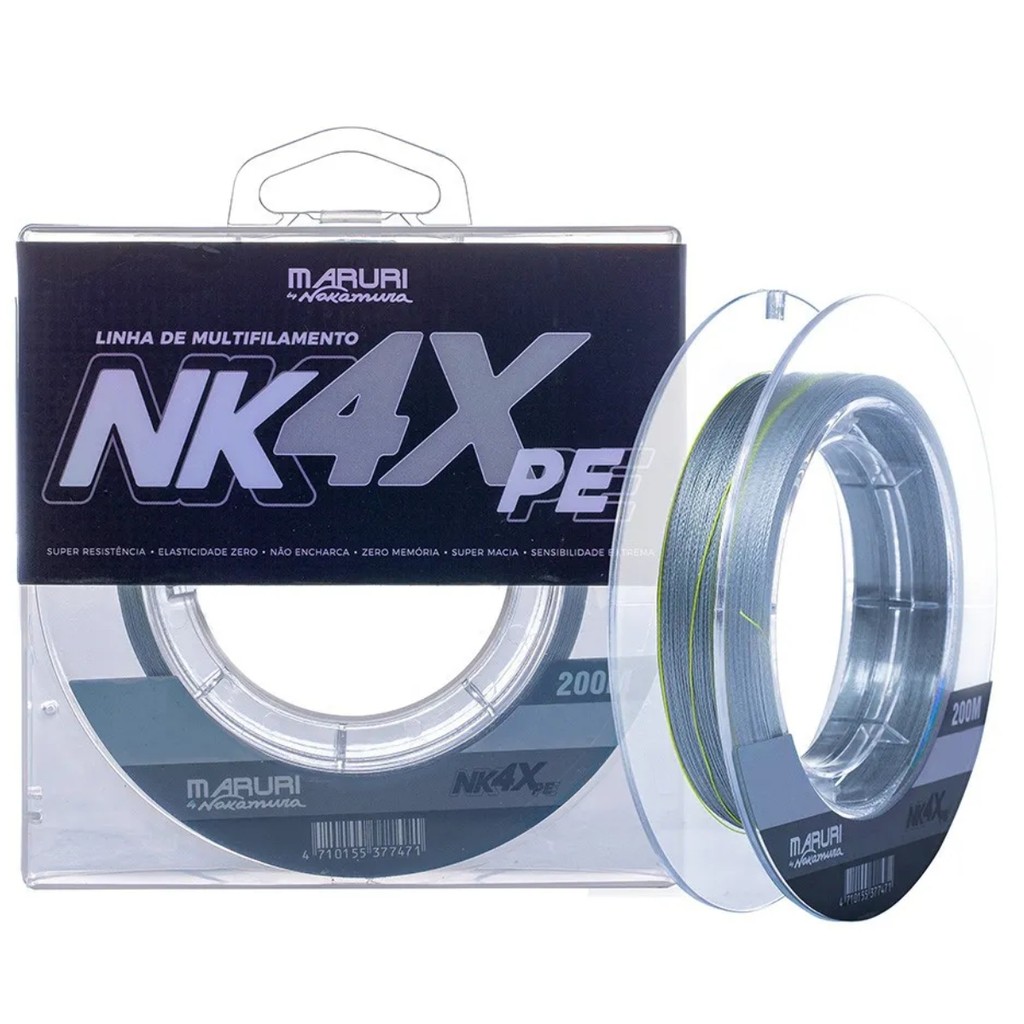 Linha de Multifilamento Maruri NK 4X PE 200mts By Nakamura