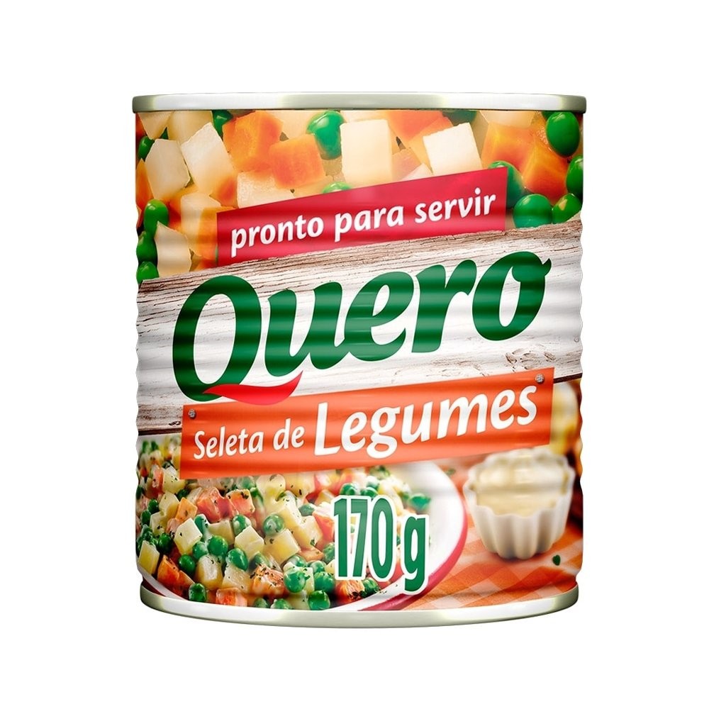 Seleta Legumes Quero 170g - Embalagem com 24 Unidades em Oferta na Shopee