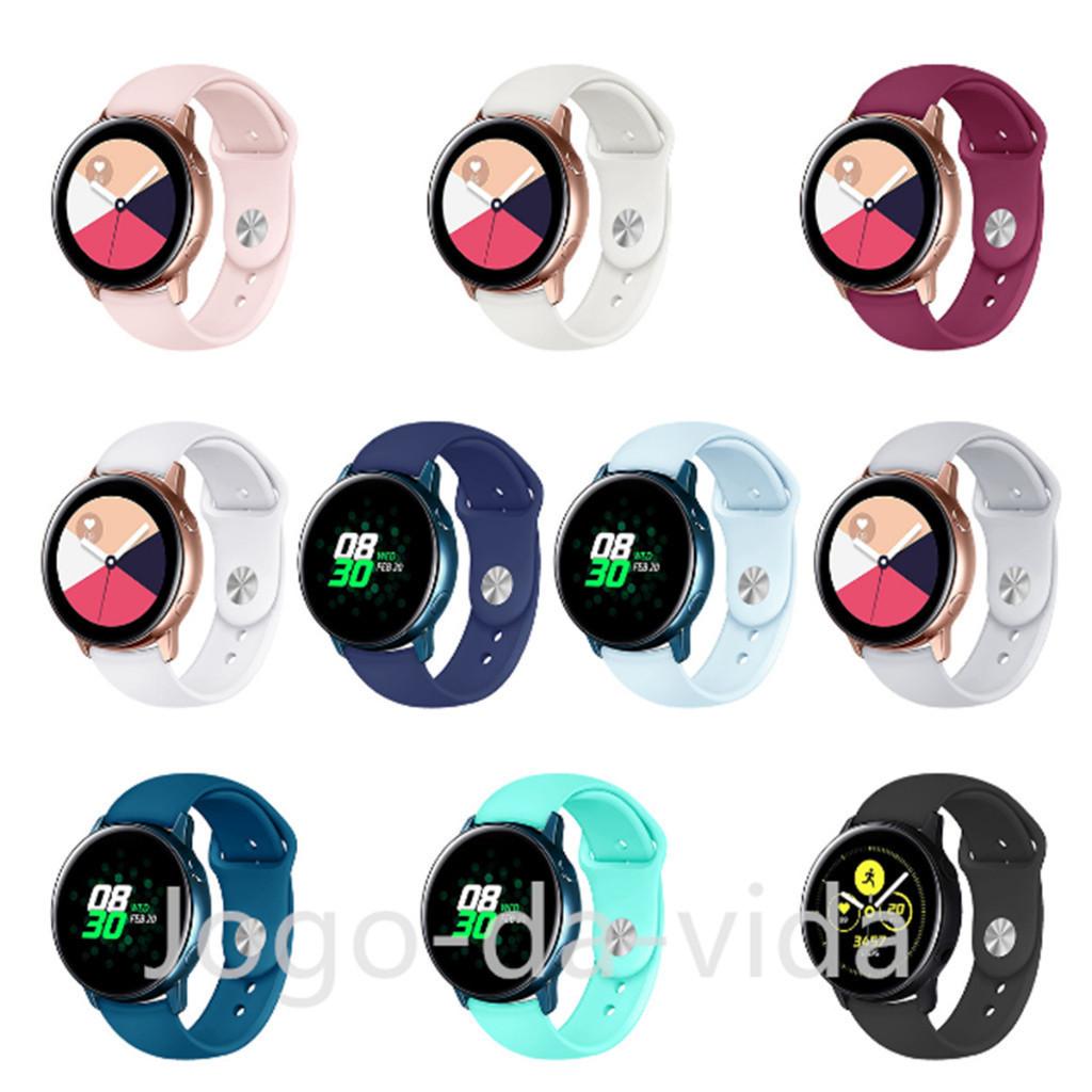 Pulseira Universal Silicone 18 mm Sport para Smartwatch e Relógio Inteligente Digital Analógico de Com Engate Rápido DK store DK store em Oferta na Shopee