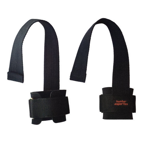 TALA STRAPS MUNHEQUEIRA LUVA MUSCULAÇÃO CROSS TRAINER LPO - PRETO