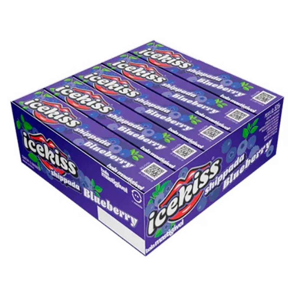 Drops Mastigável Ice Kiss Blueberry c/15 - Cory