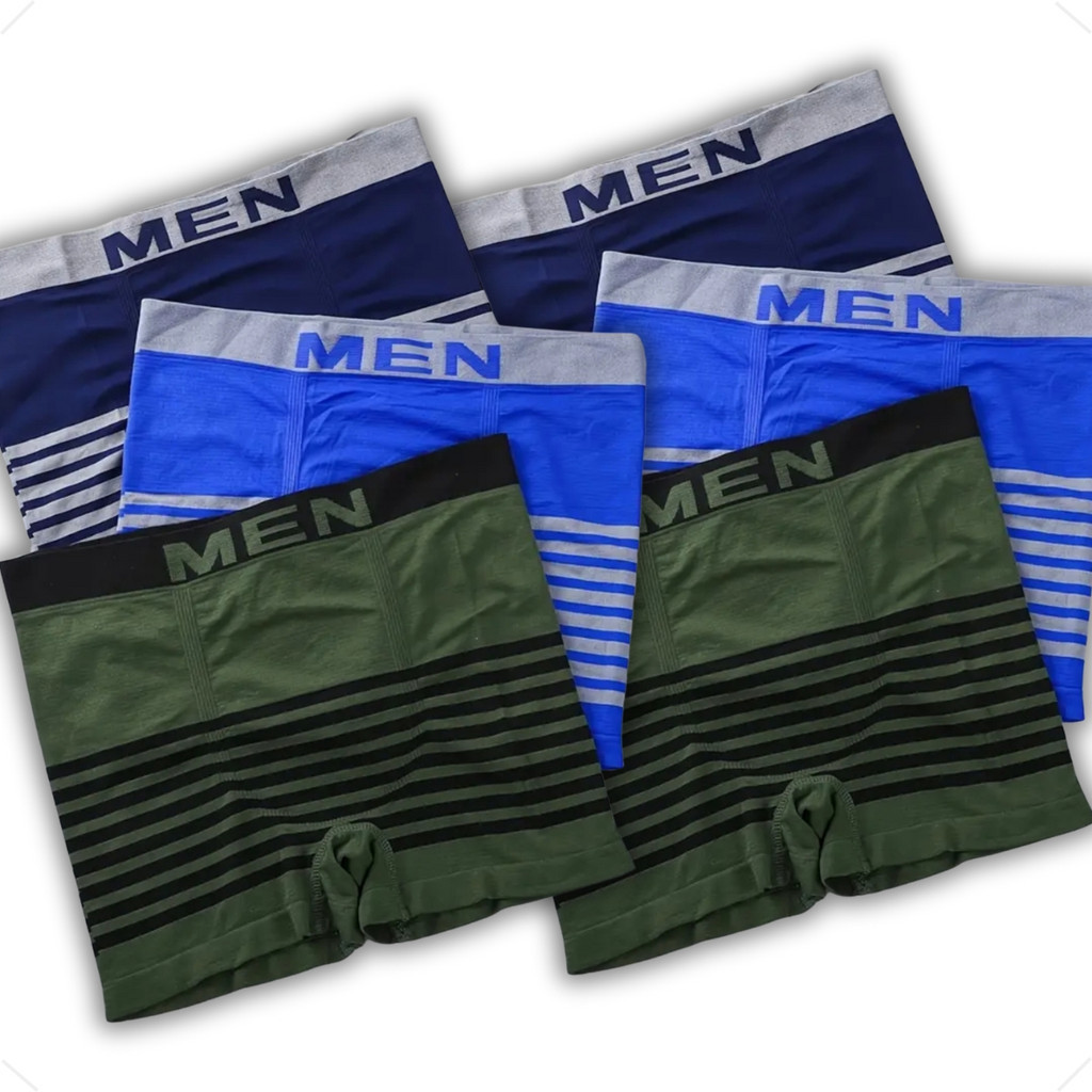 Kit 8 Cueca Box Masculina Microfibra Cueca Boxers