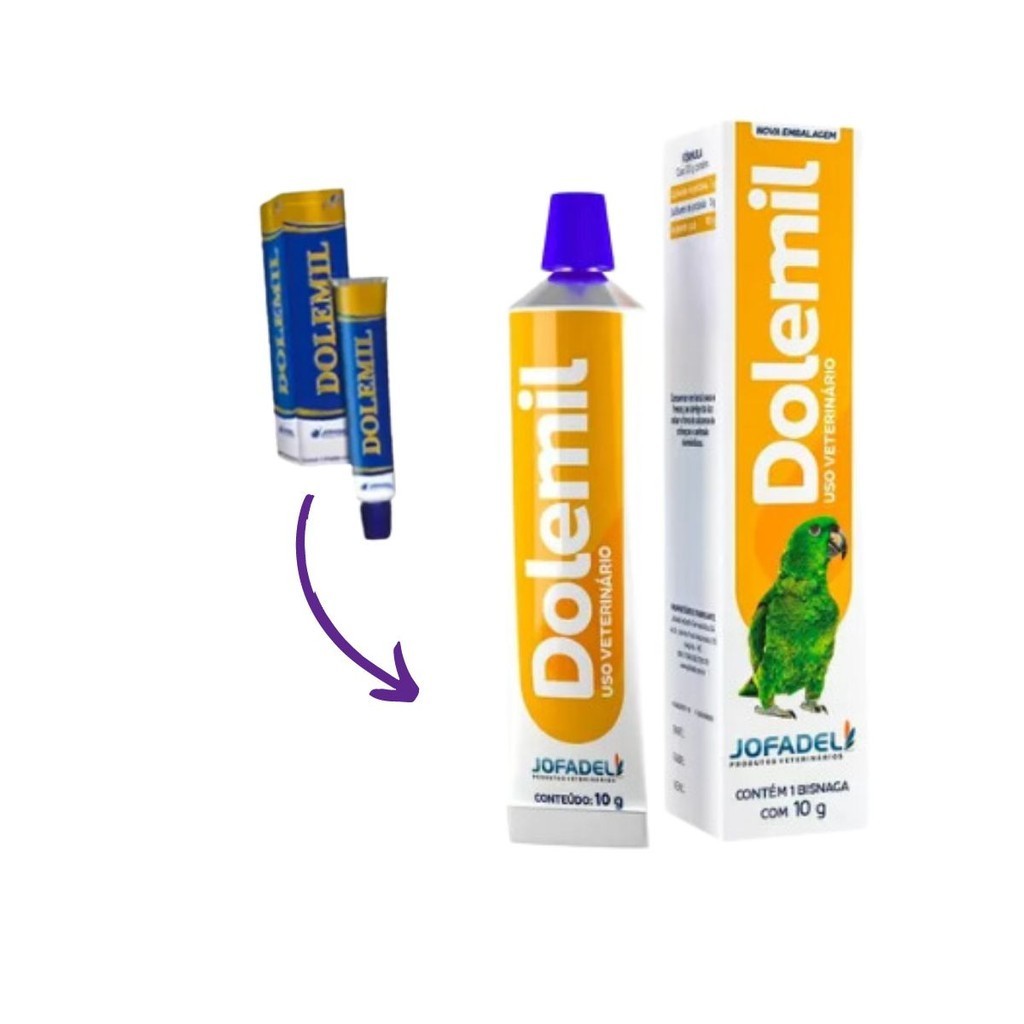 Dolemil Pomada Para Rachaduras e Sarnas Patas de Pássaros em Oferta na Shopee