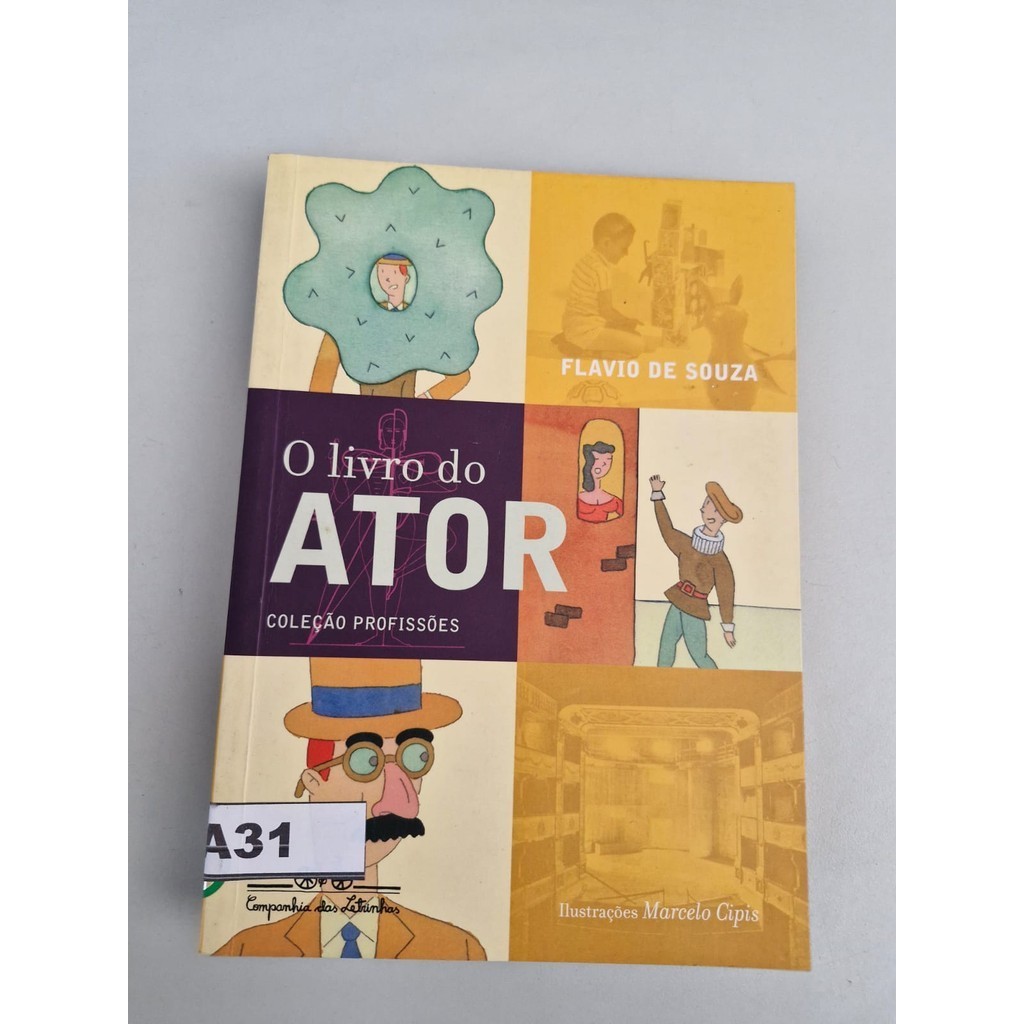 LIVRO, O LIVRO DO ATOR, COLEÇÃO PROFISSÕES, FLAVIO DE SOUZA