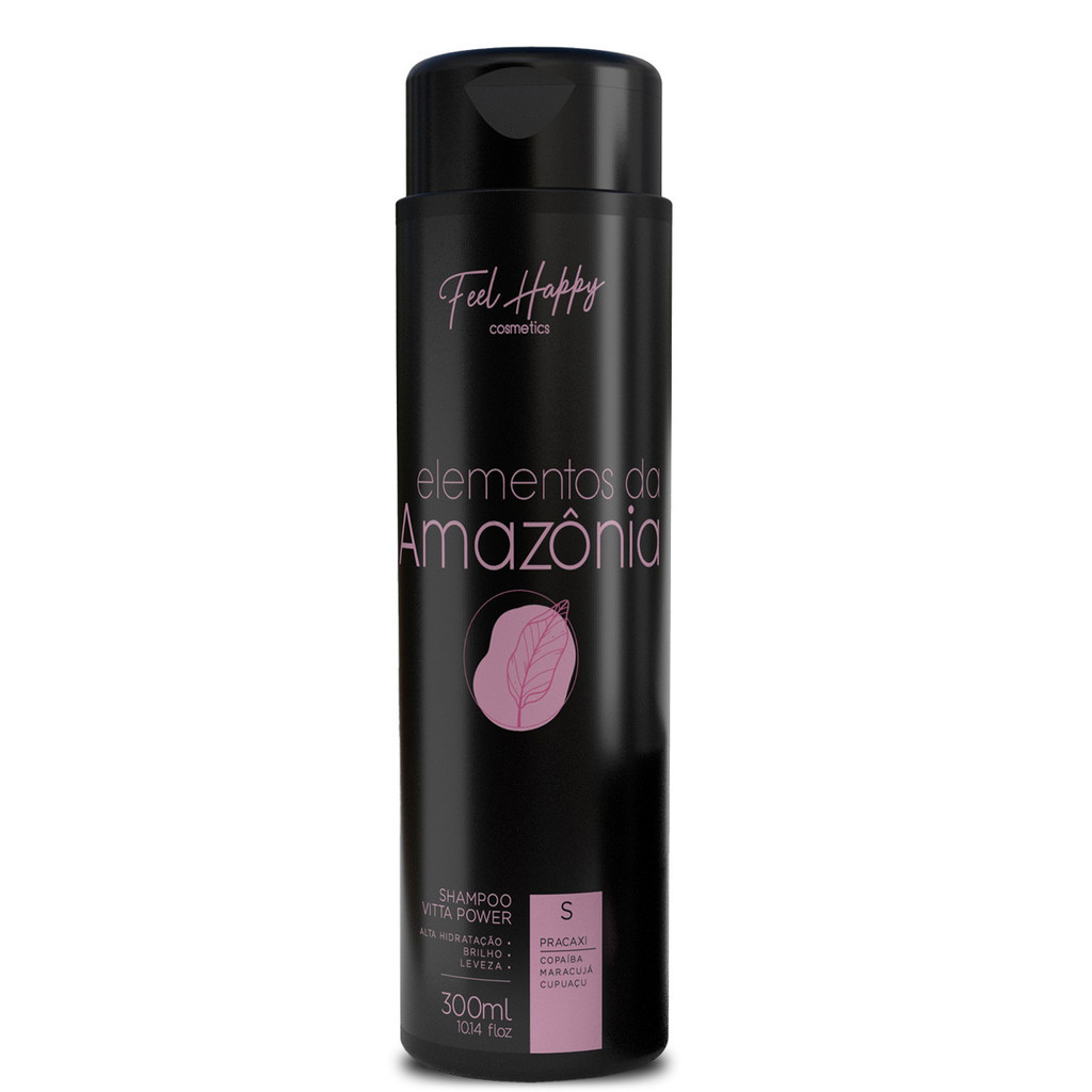 Shampoo Vitta Power Elementos da Amazônia 300ml Feel Happy