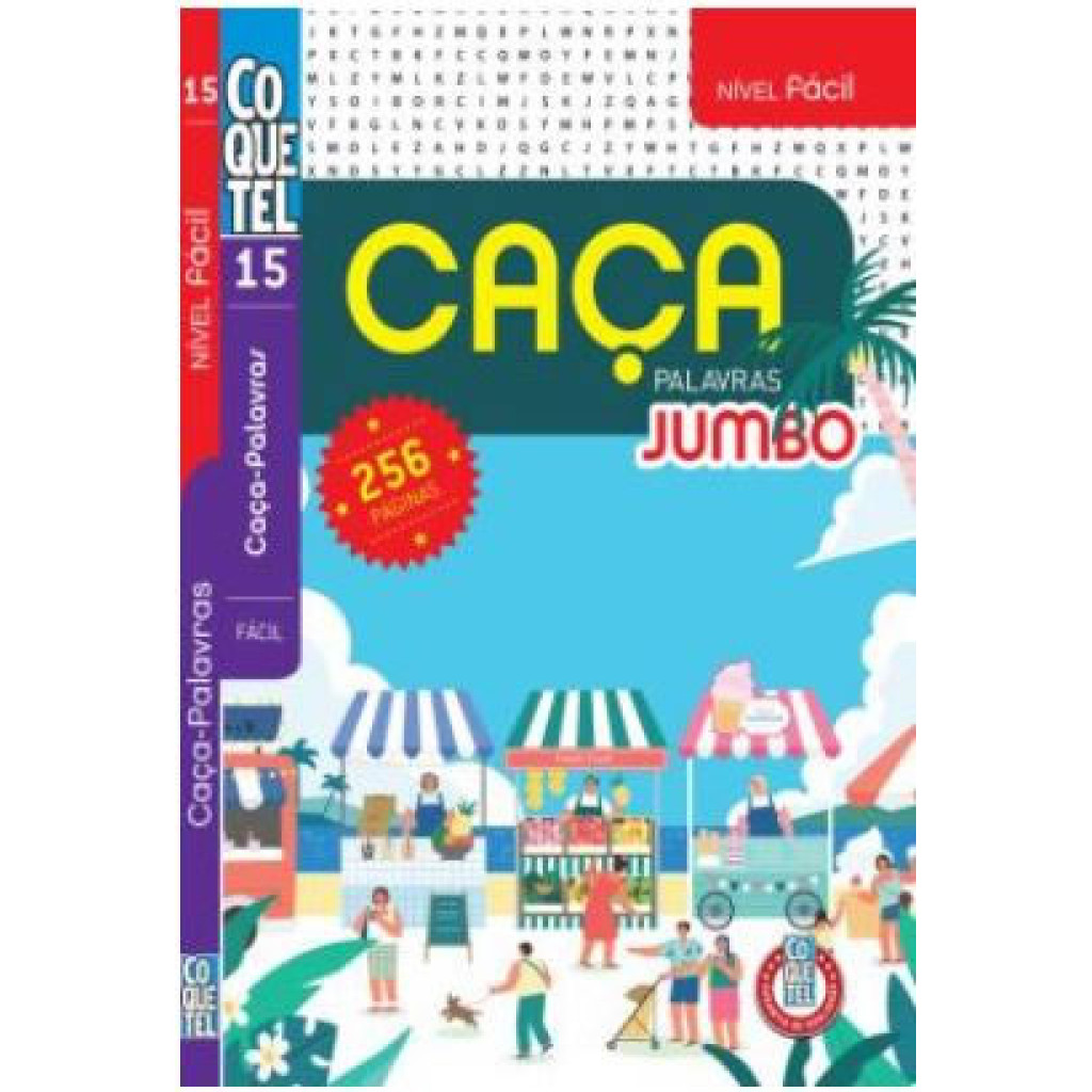 LIVRO COQUETEL CACA PALAVRAS JUMBO 15 em Oferta na Shopee