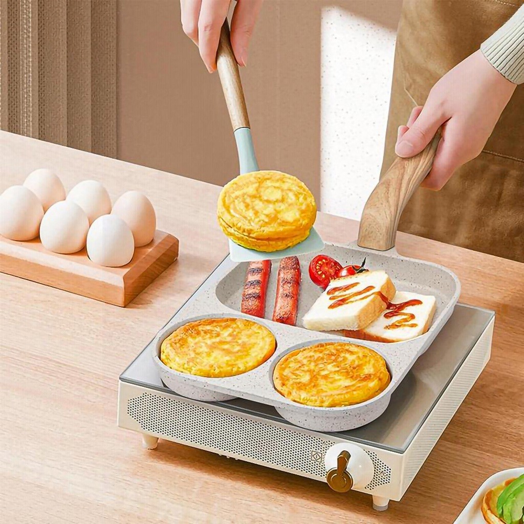 Frigideira 3 em 1 Antiaderente De Multiuso Para Carnes e Omeletes - A632