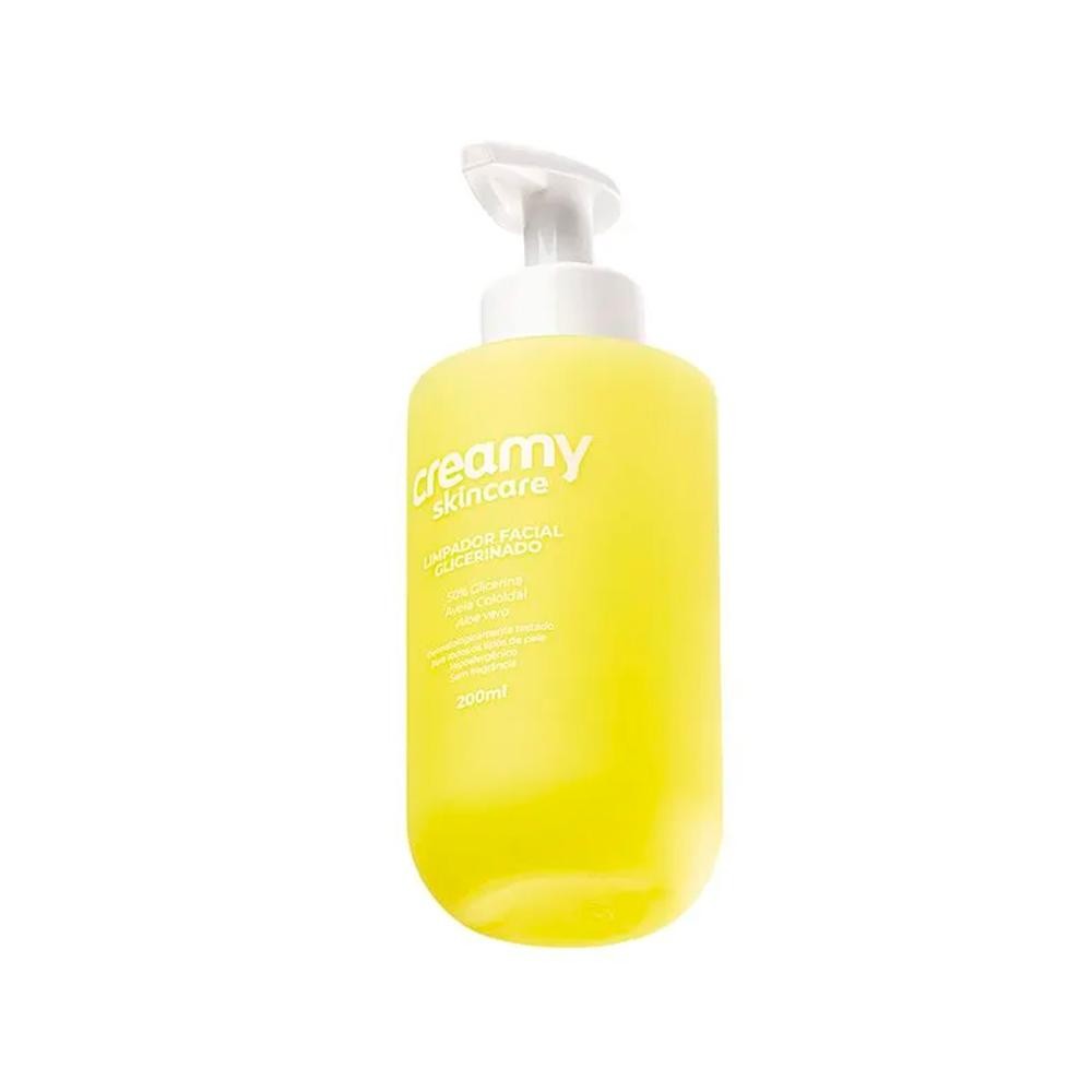 Creamy Limpador Facial Glicerinado 200ml em Oferta na Shopee